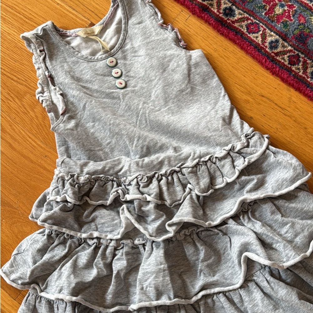 Matilda Jane Gray Ruffle Dress